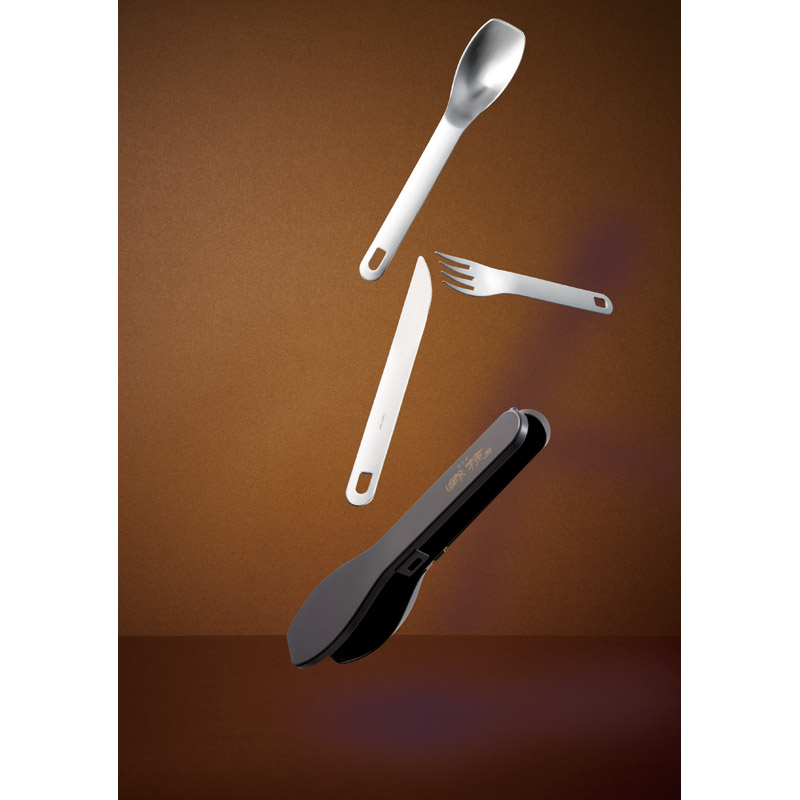 郷技　　カトラリー3pcsセット(ケース付)