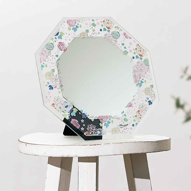 なかのまりの八角ミラーアート