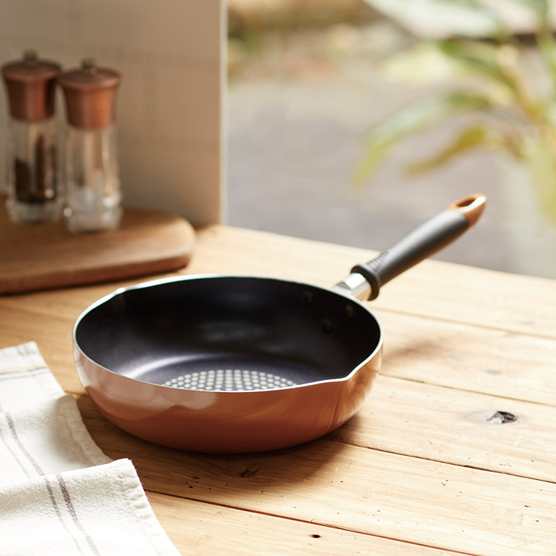 来栖けい　　深型両口フライパン24cm