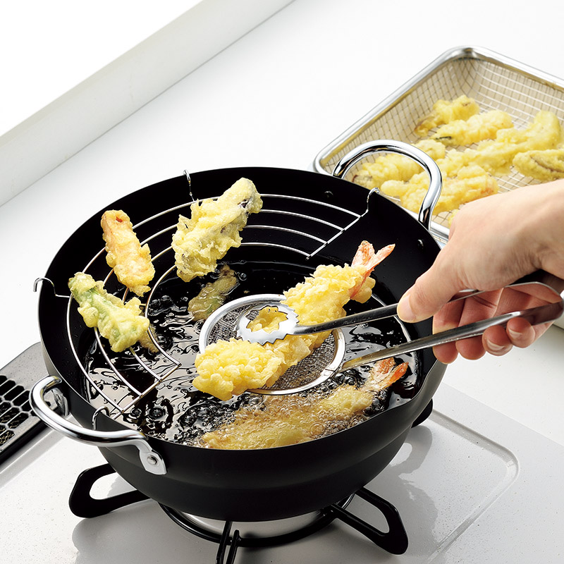 燕熟の技　　天ぷら鍋24cm