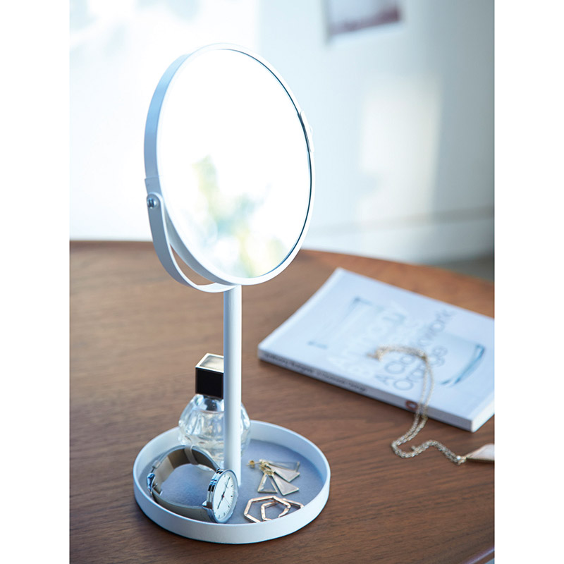 スタンドミラー&トレイ