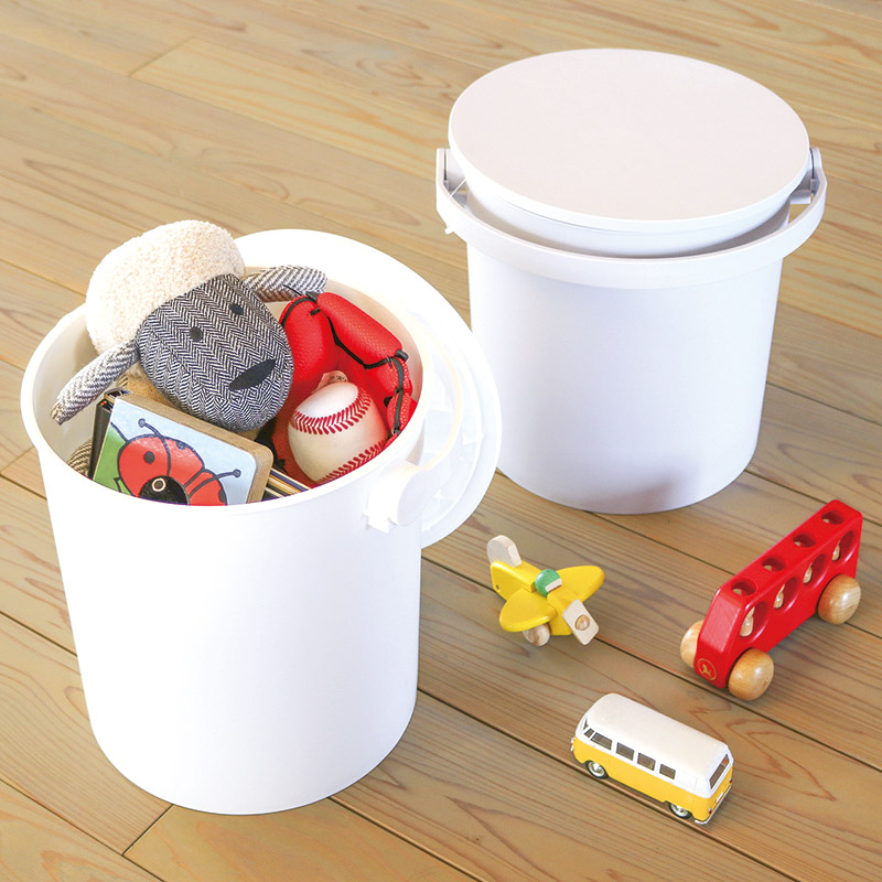 座れる丸型収納フェルマー15L(1P)