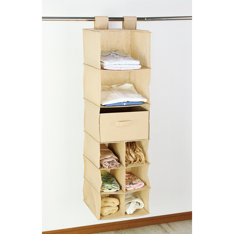 吊り下げ収納ラック9段