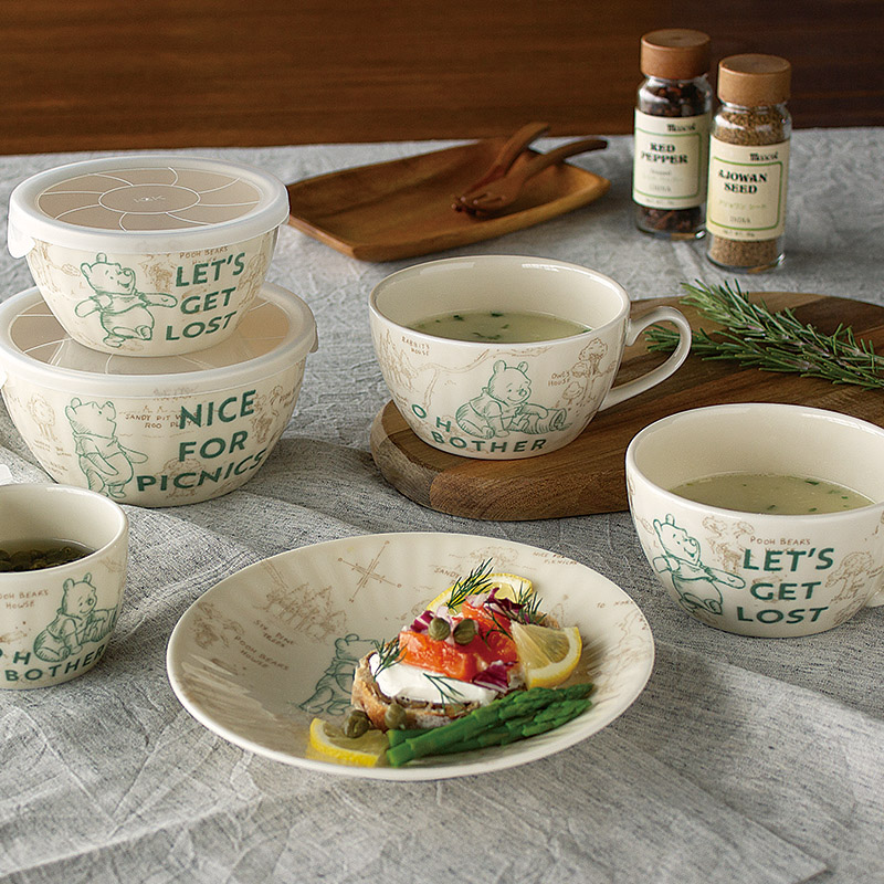 くまのプーさん　〈100エーカー･ピクニック〉　レンジパック2点セット(LS)