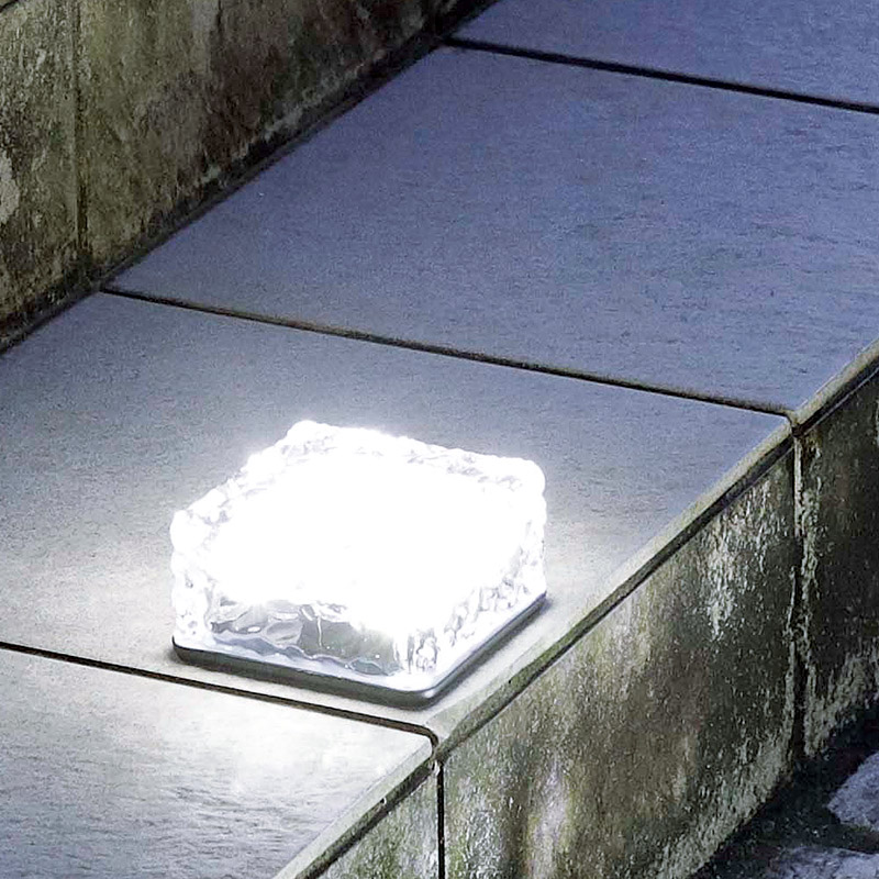 ガラス製キュービックガーデンライト(1P)