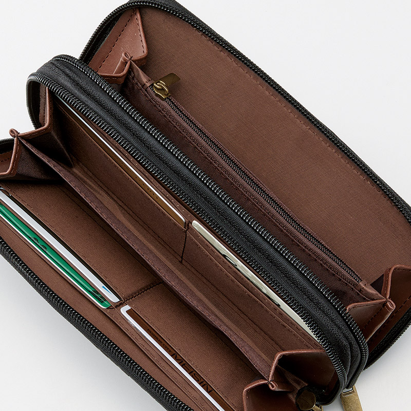 ラウンドファスナー財布