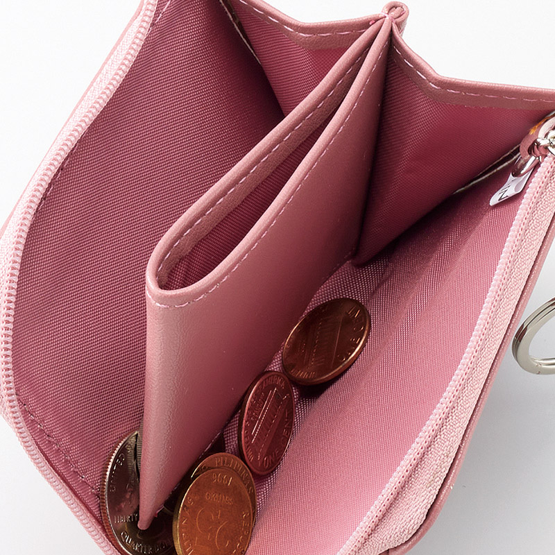 フランコフェラーロ　　L字ファスナーキーリング付きコインパース