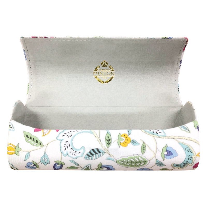 ミントン　　メガネケース(ホワイト)