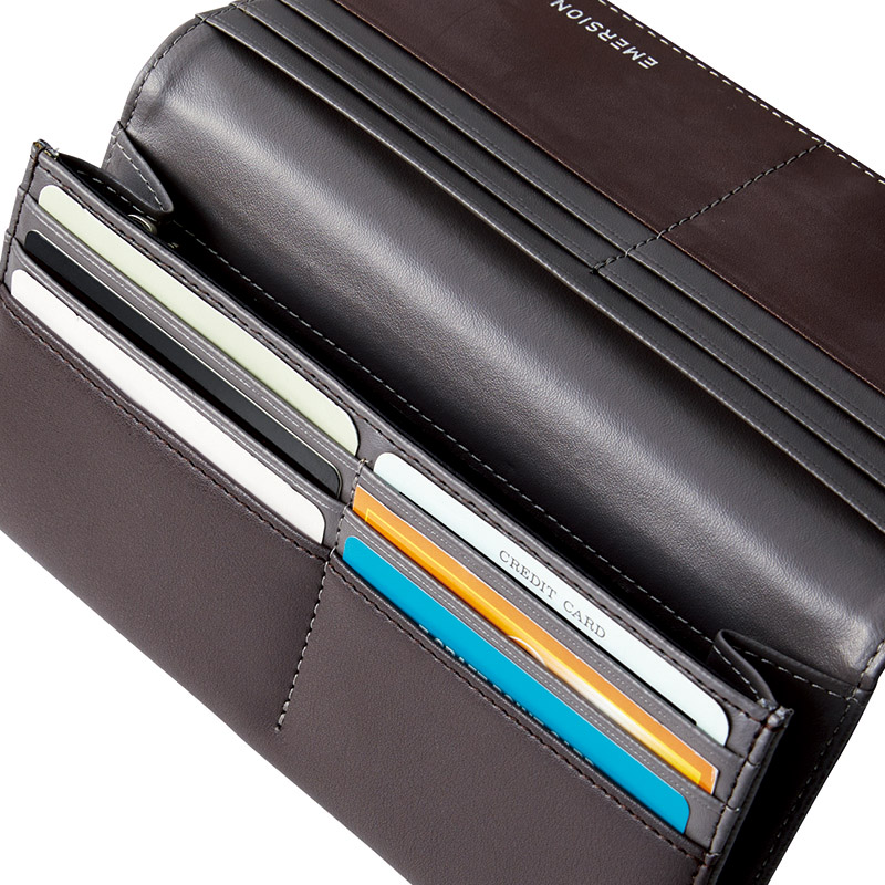 エマージョン　　二つ折り長財布