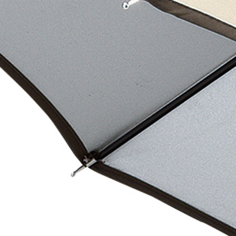 シンプルトゥディ　　晴雨兼用遮光ジャンプ長傘(ベージュ)