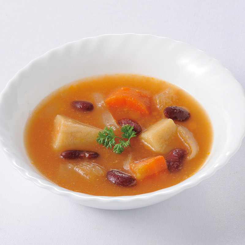 ボルシチ風たっぷり野菜のトマトスープ