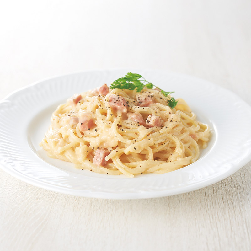 ベーコンのカルボナーラソース