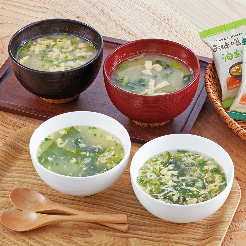 フリーズドライ お味噌汁･スープ詰合せ12P