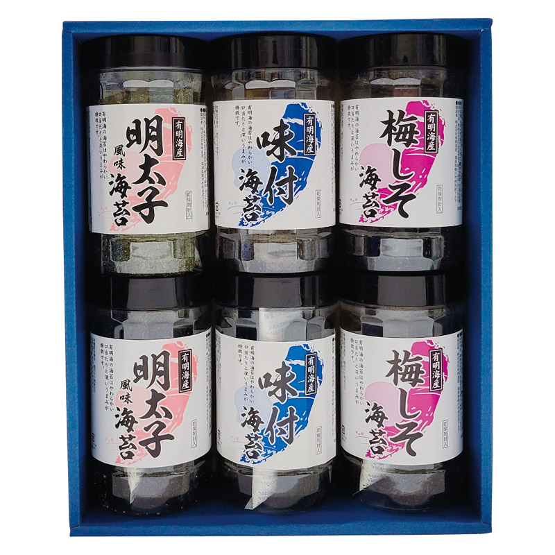 有明海苔　　有明海産味付海苔卓上詰合せ