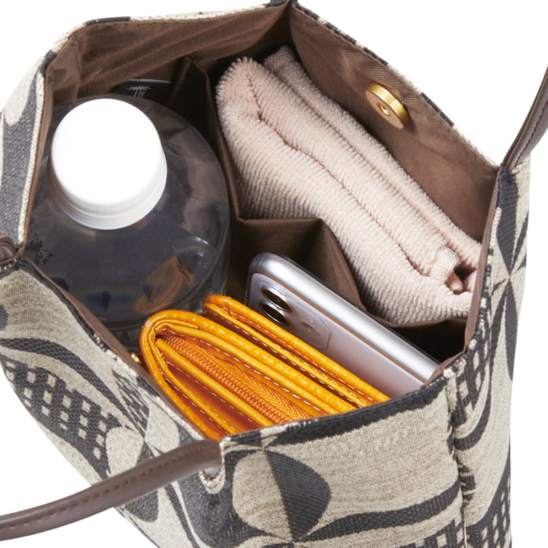 尾州織　　ジャガードミニ手提げ