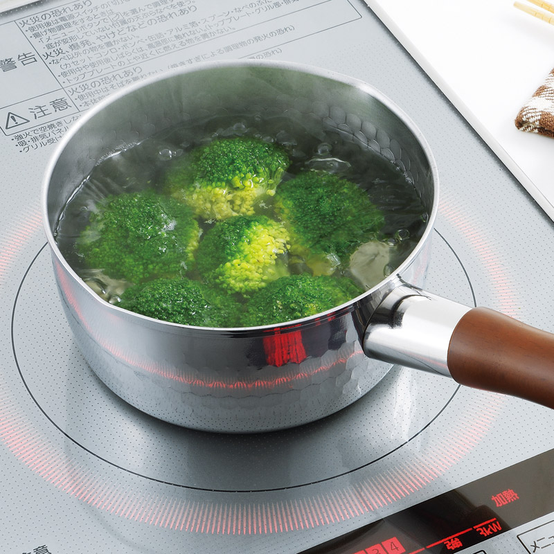 郷技　　ステンレス雪平鍋15cm