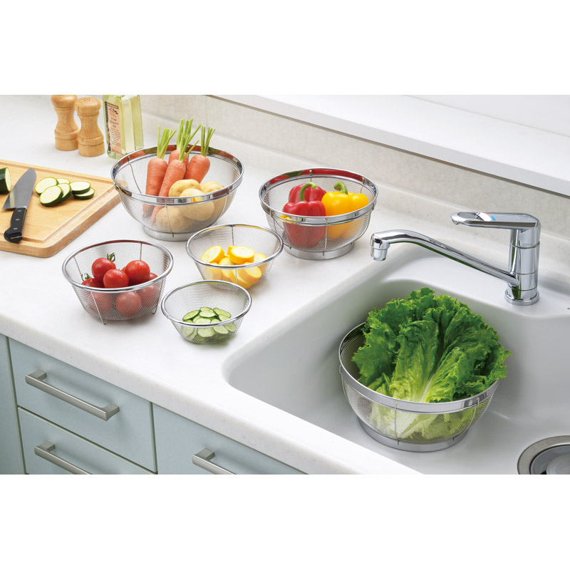 郷技　　ステンレスザル6pcsセット