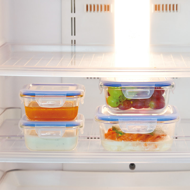 レッシュ　　耐熱ガラス容器4点セット