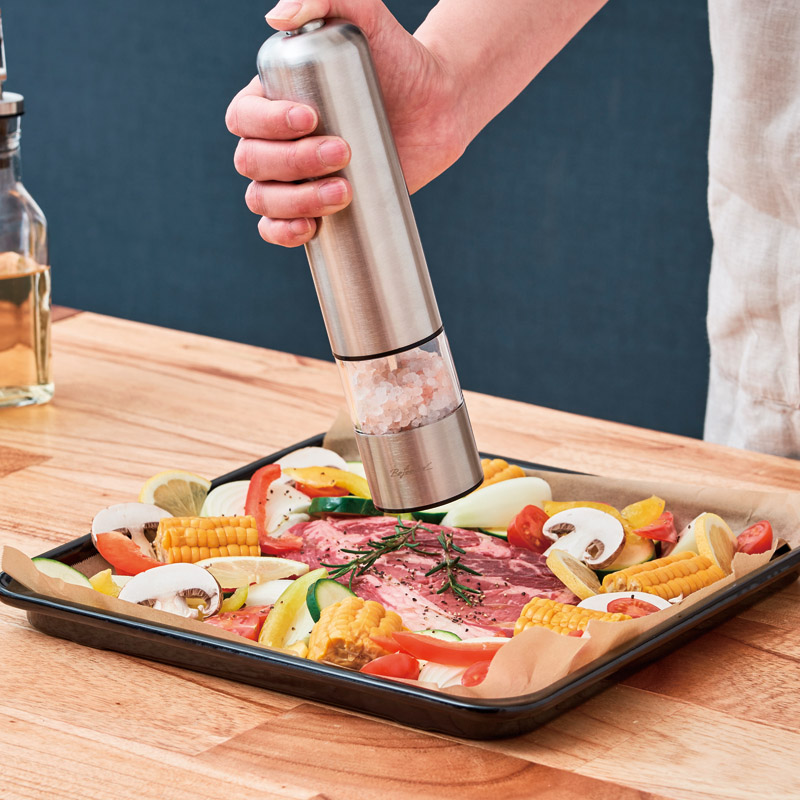 リフィーリン　　ステンレス電動ミル(電池付)