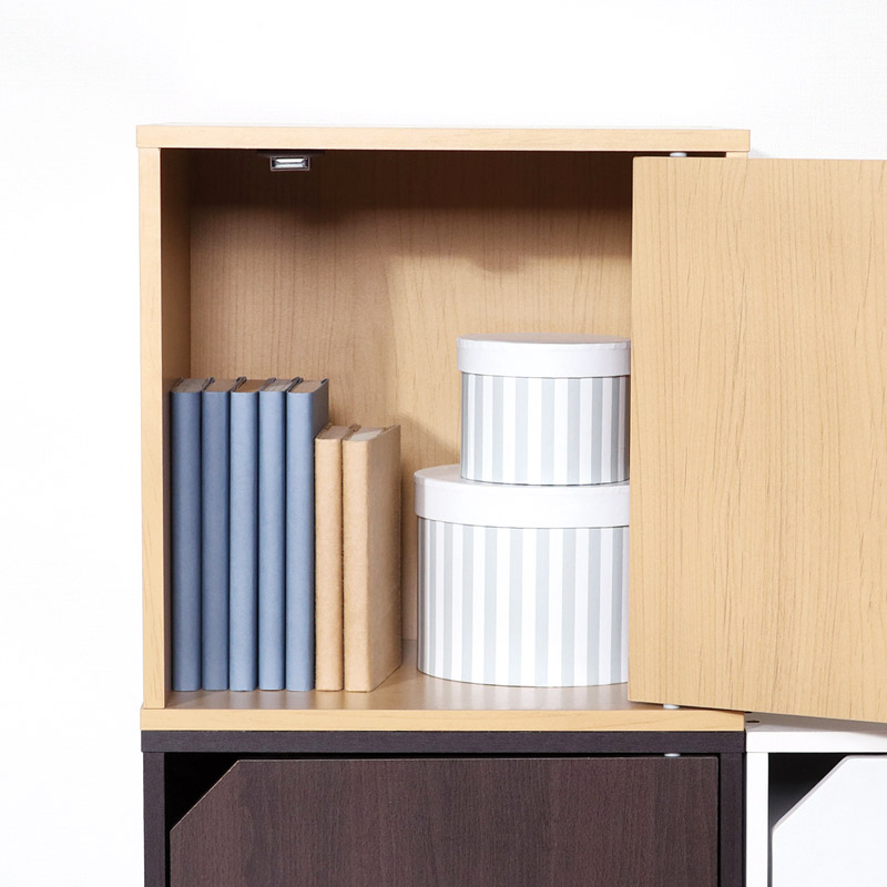 キューブボックス扉付