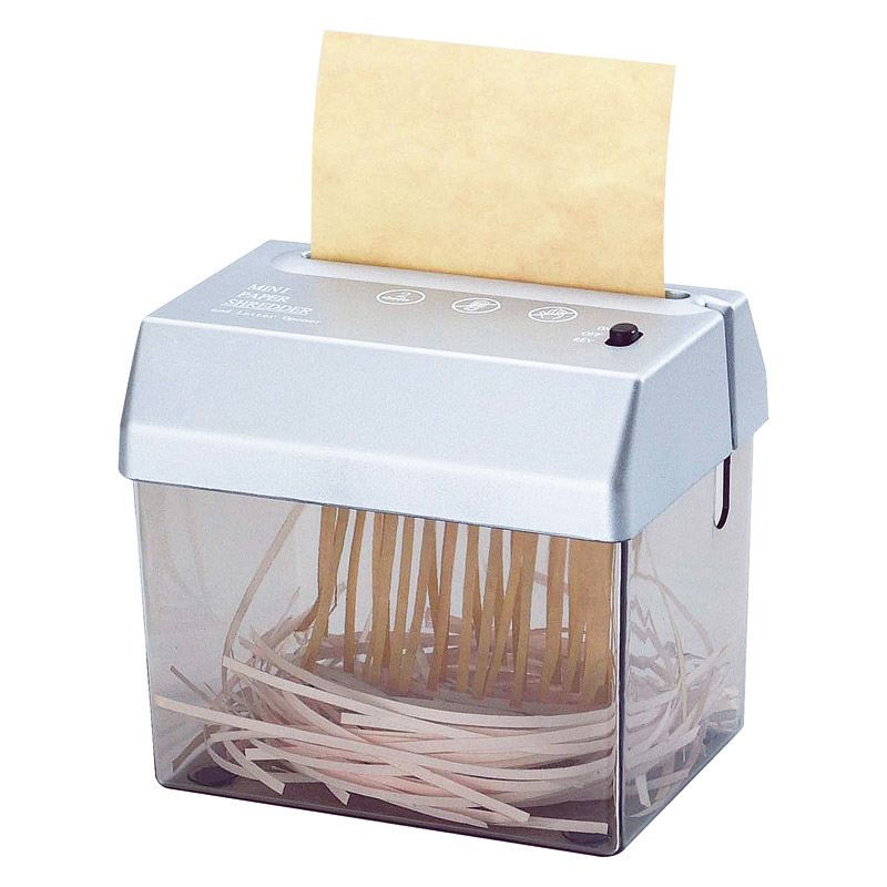 レターオープナー付電動シュレッダー