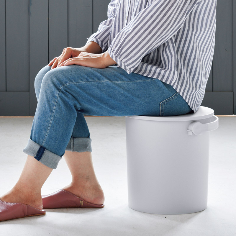 座れる丸型収納 フェルマー(1P)