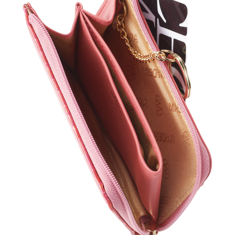 マデーラ　　キーリング付き小銭入れ(ピンク)