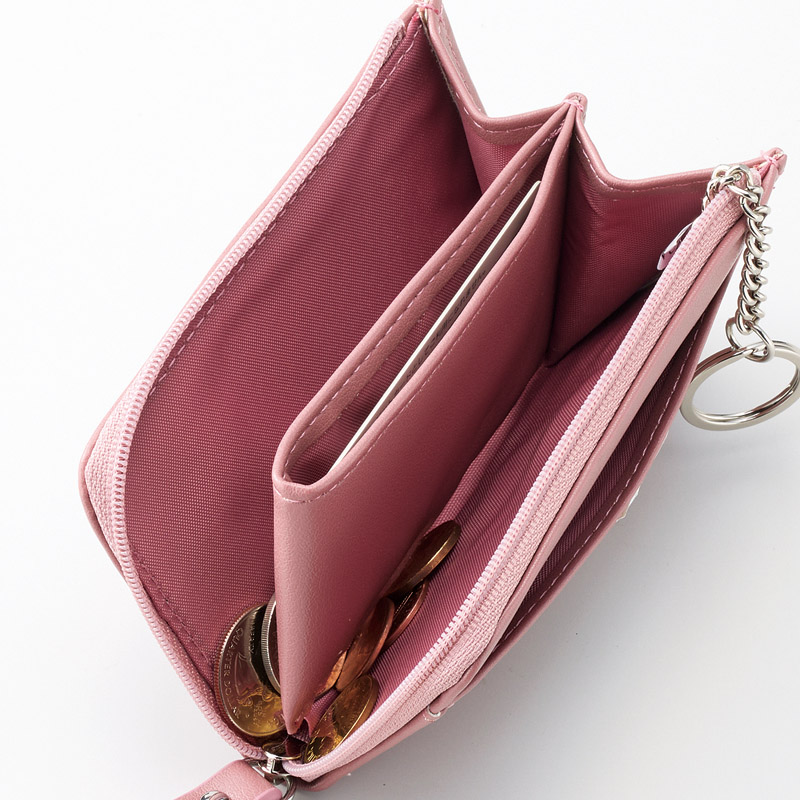 フランコフェラーロ　　L字ファスナーキーリング付きパース