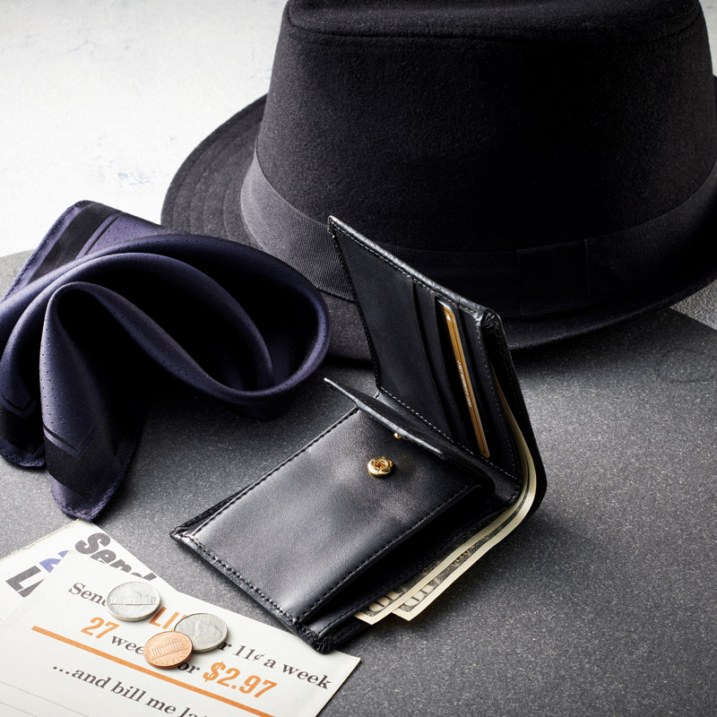 アッシュ･エル　　メンズ財布(ブラック)