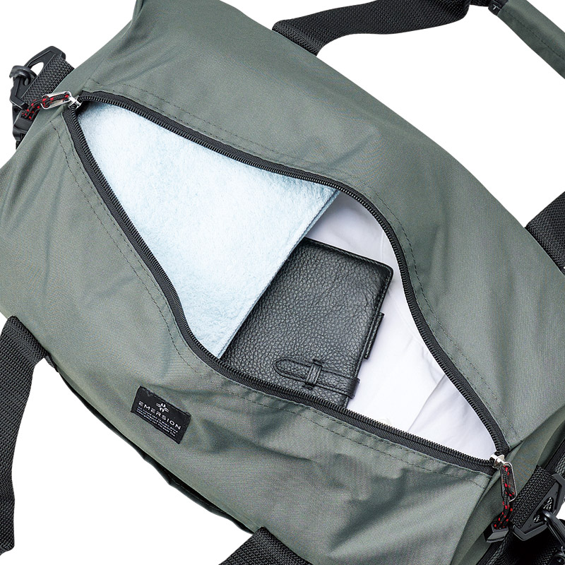 エマージョン　　ボストンバッグ(グレー)