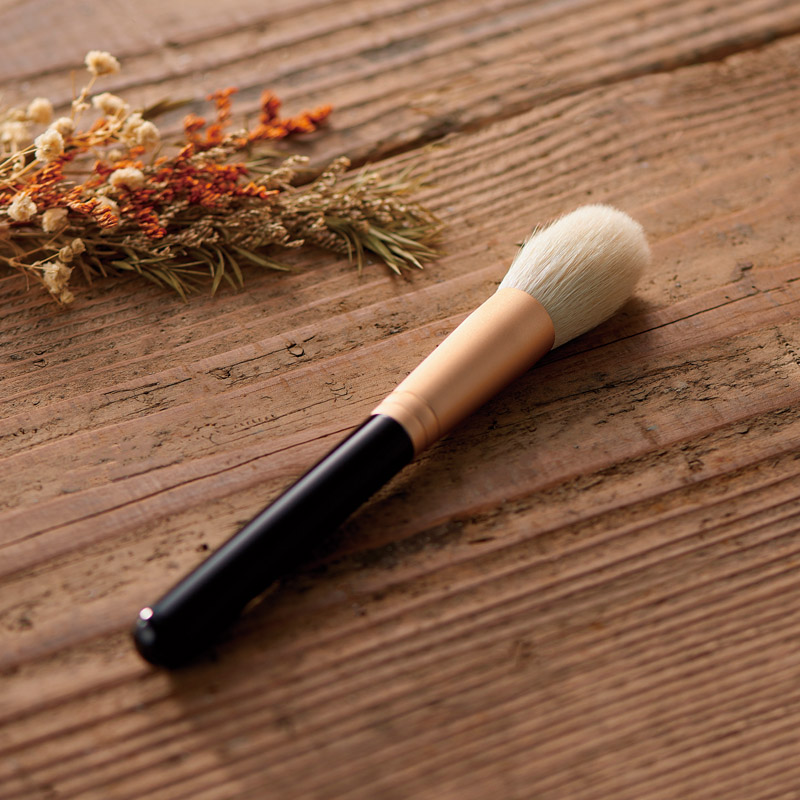 熊野化粧筆 筆の心 パウダー&チークブラシ