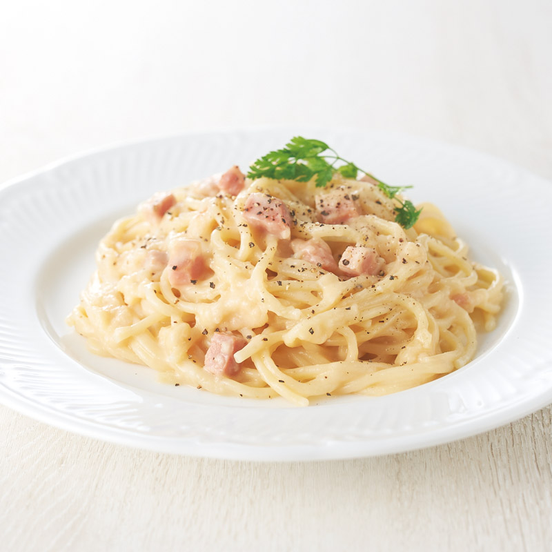 ベーコンのカルボナーラソース