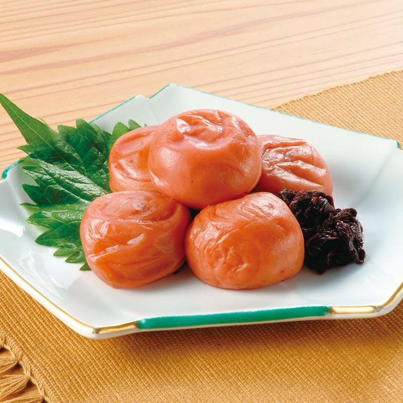 農家の梅 しそ漬梅