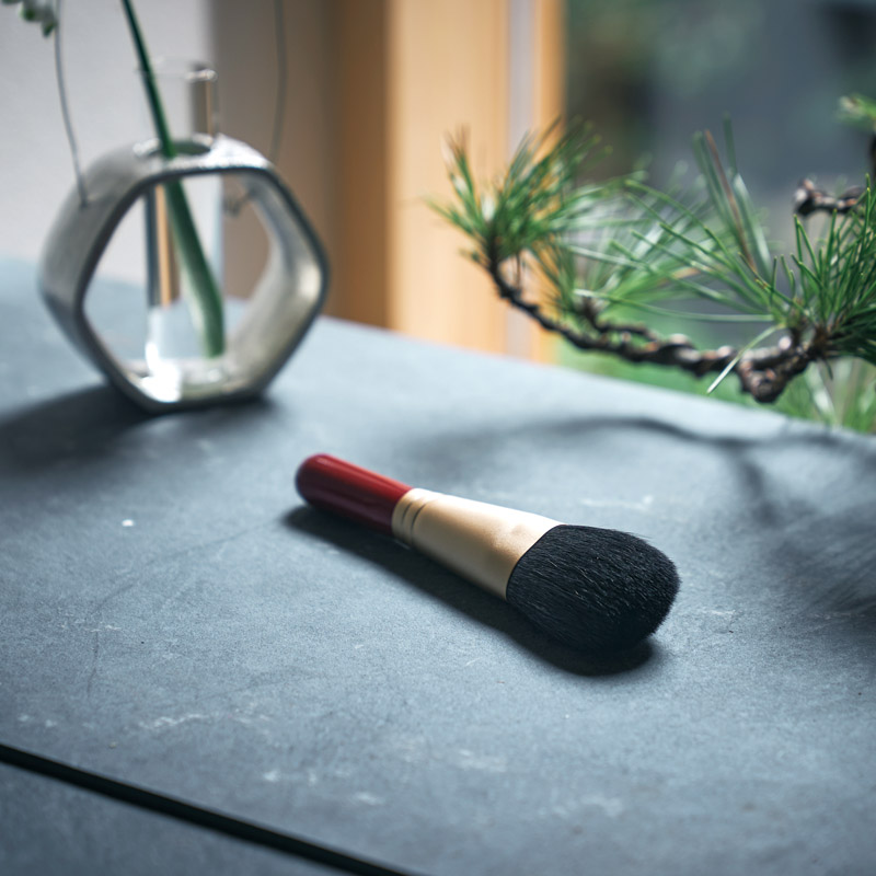 熊野化粧筆 筆の心 フェイスブラシ(ショート)