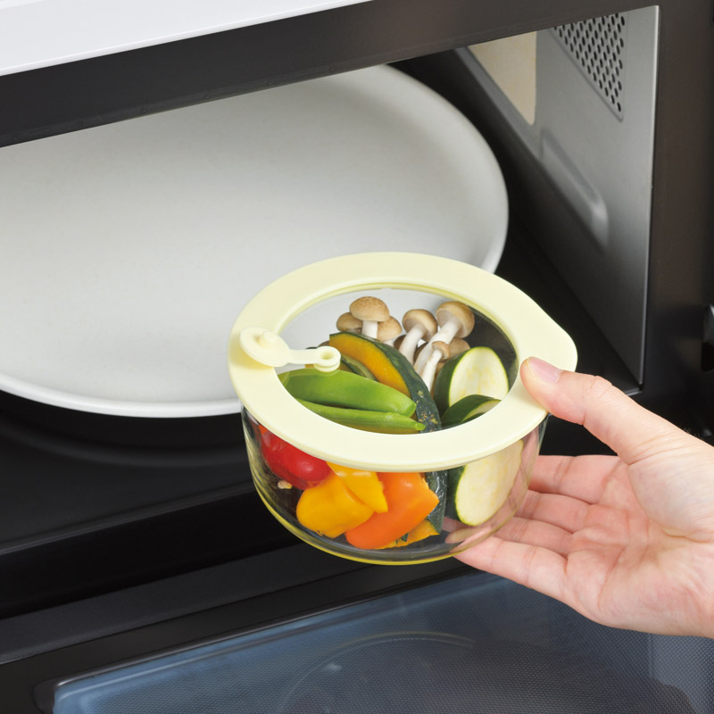 電子レンジ対応NEWグラスコンテナ2pcs