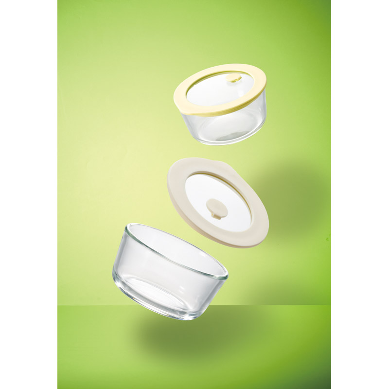 電子レンジ対応NEWグラスコンテナ2pcs