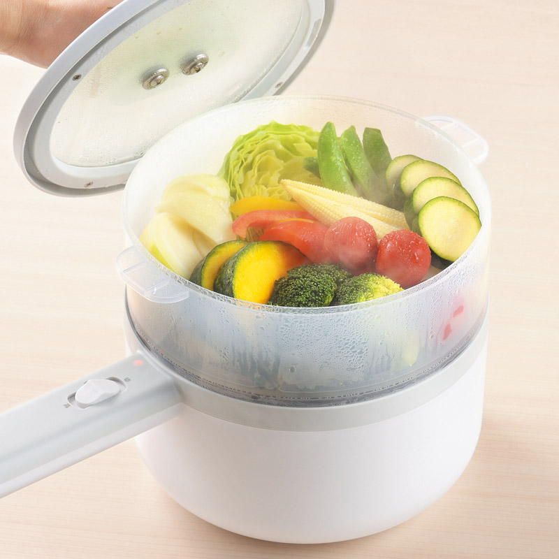 エレットモノ　　蒸し器兼用電気片手鍋 18cm