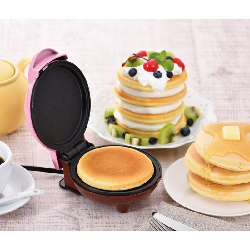 ホームスワン　　Let'sぱくぱく プチパンケーキメーカー ミルキーピンク