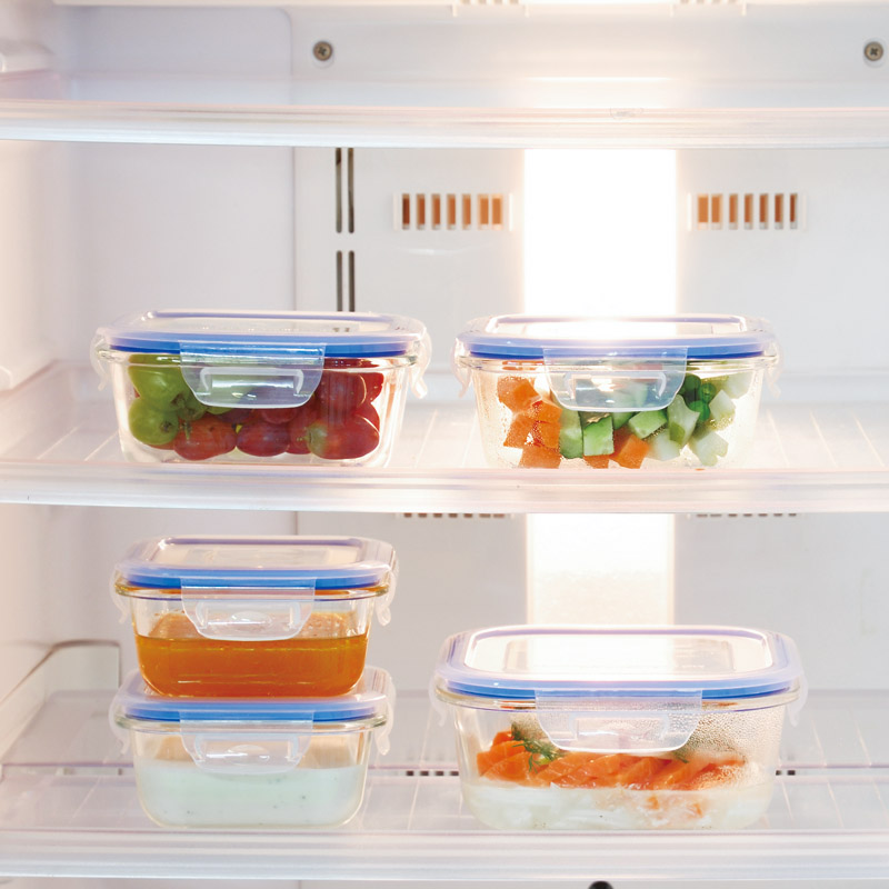 レッシュ　　耐熱ガラス容器5点セット