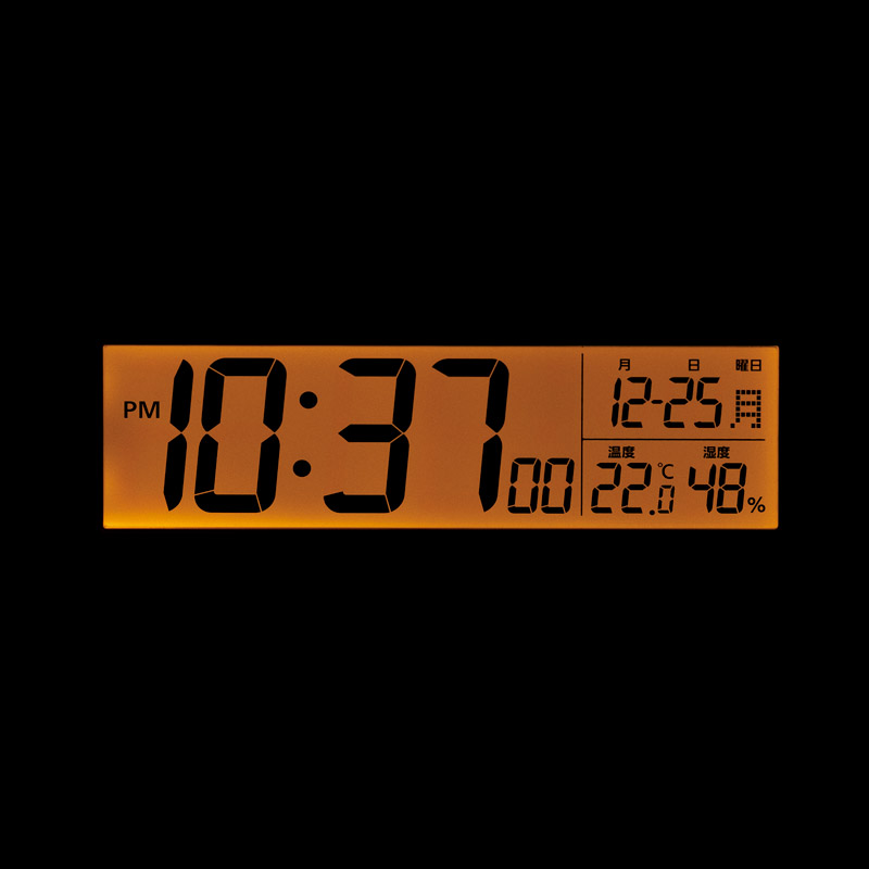 リズム　　デジタル電波アラームクロック