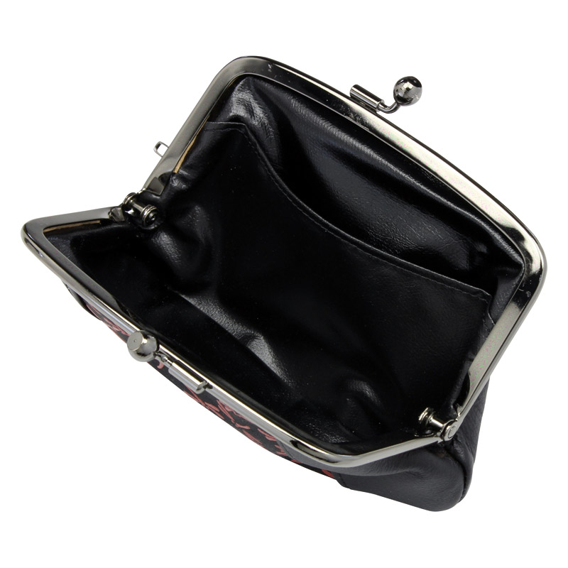 印伝　　トンボ柄ガマ口財布