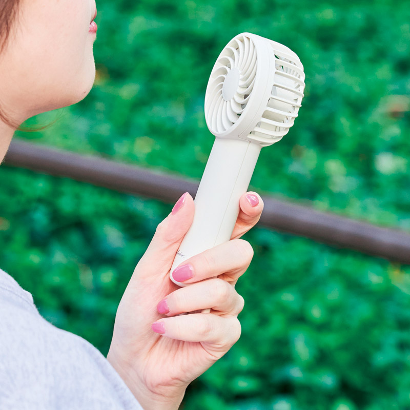 リフィーリン　　コンパクトハンディファン(USBアダプターセット)