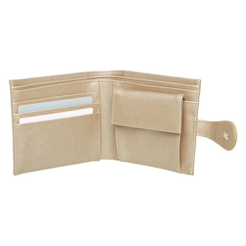 クリオブルー　　二つ折財布