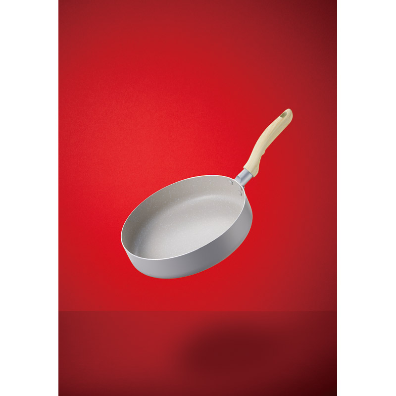 ホペア　　IH対応マーブルワイドパン26cm