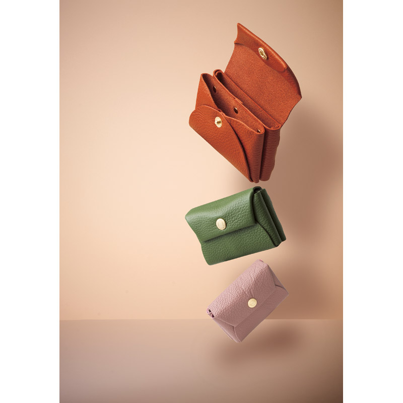 豊岡工房　　牛革 縫わないコンパクト財布