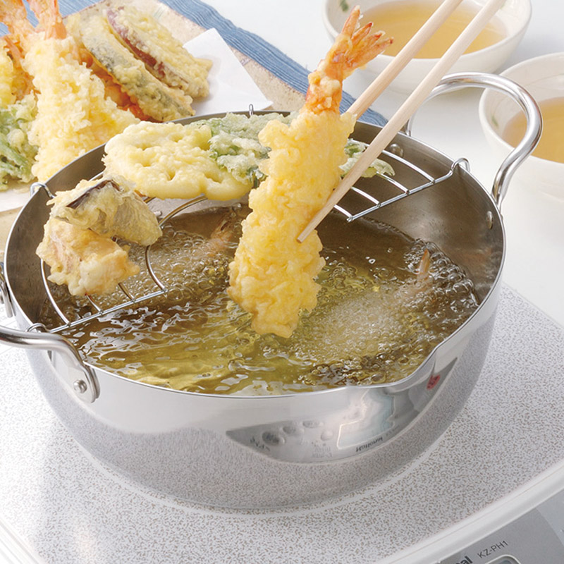 ユミック　　ステンレス揚げ鍋22cm