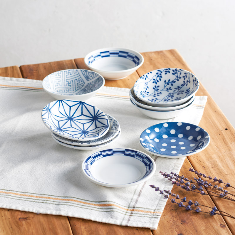 染小紋 小鉢取皿揃