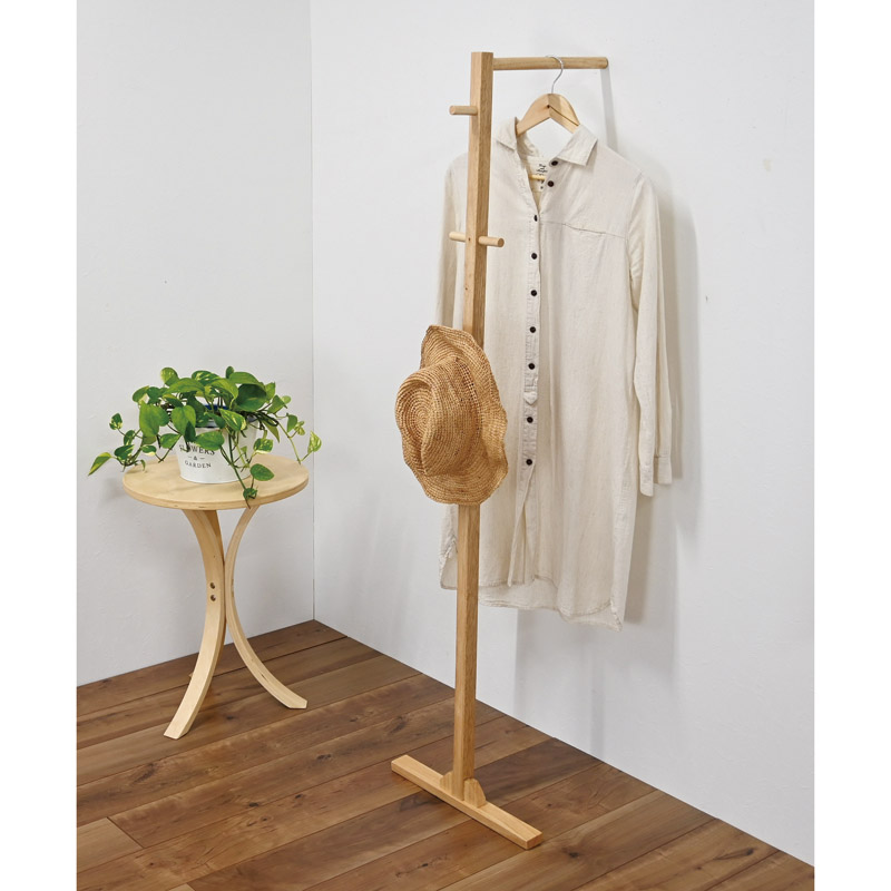 天然木スタンドハンガー