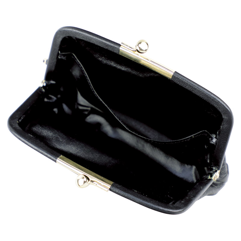 印伝 トンボ柄がま口財布