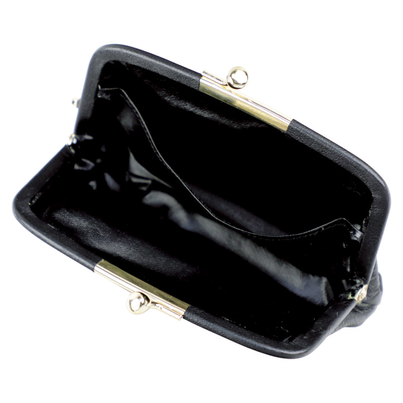 印伝 トンボ柄がま口財布